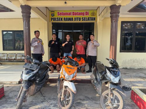 Berkedok Wartawan, Tiga Pelaku Pemerasan Dibekuk Polsek Rawajitu Selatan! Korban Diperas Rp30 Juta Dengan Ancaman Foto Asusila
