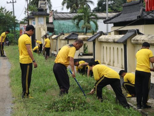 Polres Tulang Bawang Menggema! Kurve Serentak Wujudkan Lingkungan Bersih, Sehat, dan Humanis Sesuai Arahan Presiden RI