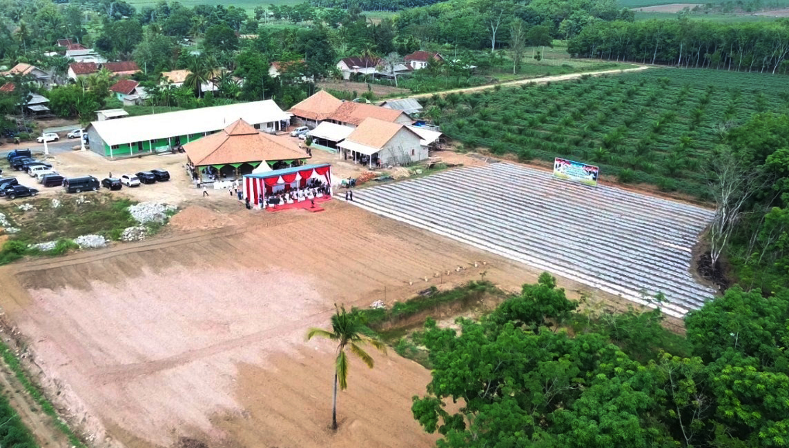 Polres Tulang Bawang Launching Gugus Tugas Dukung Ketahanan Pangan, Berikut Kegiatannya