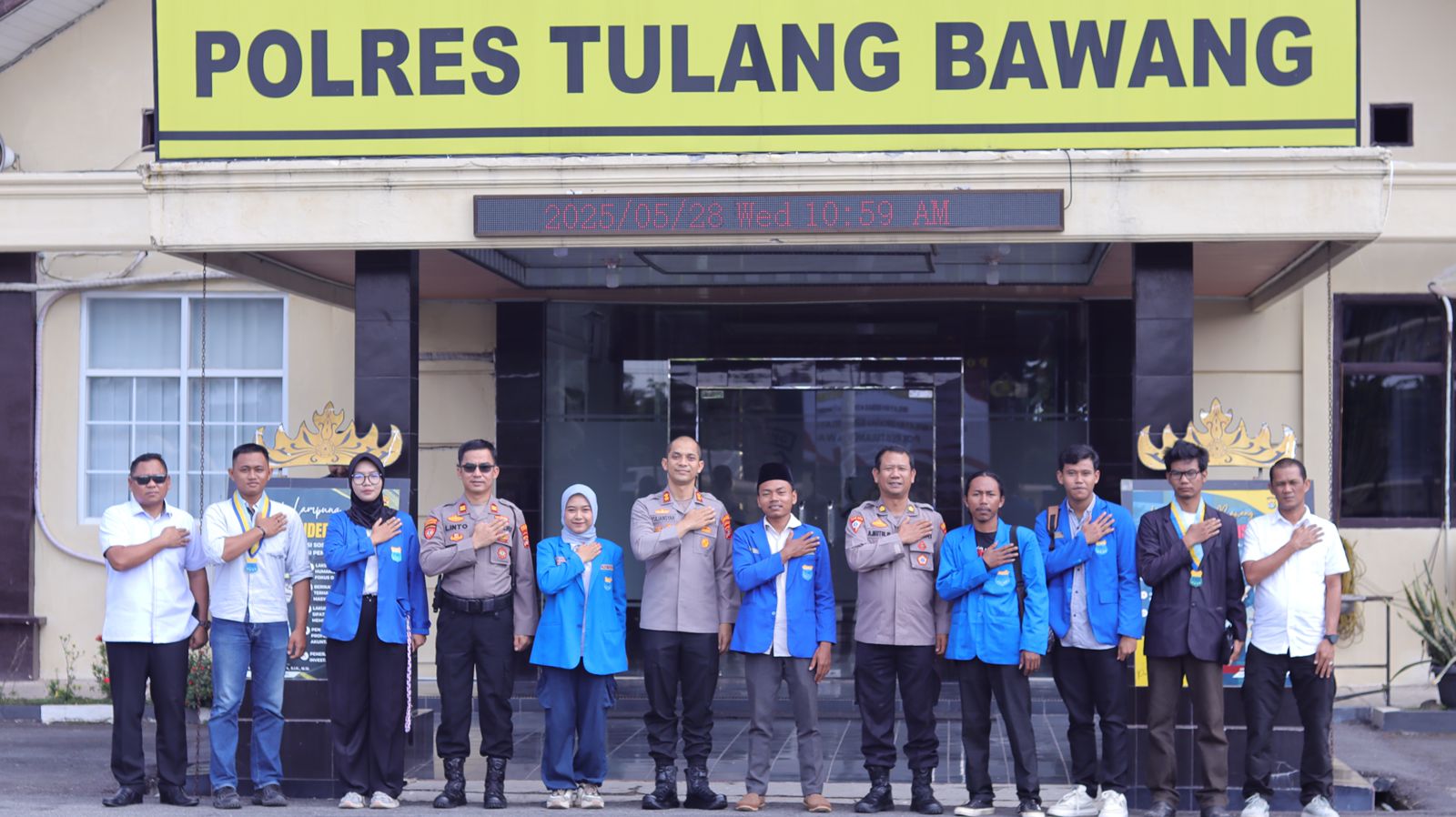 Polres Tulang Bawang Mendapat Dukungan Penuh Dari PMII Terkait Penertiban Batas Waktu Orgen Tunggal